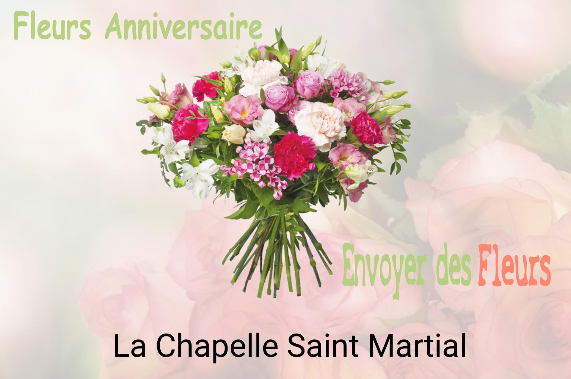 Bouquet de fleurs d’anniversaire livré à La Chapelle-Saint-Martial