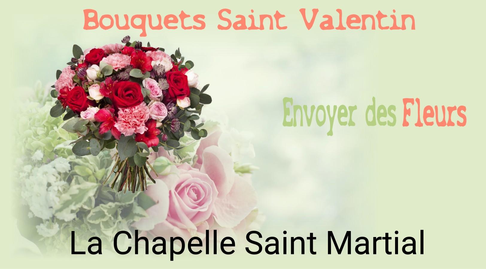 Roses de Saint-Valentin livrées à La Chapelle-Saint-Martial